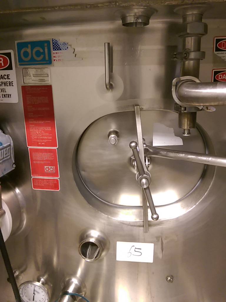 Used DCI 7000 Gallon Vertical SS Silo Dairy Tank