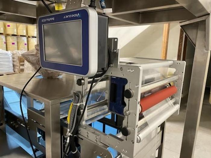 Used Lenis VFFS Machine w/ Inkjet Printer