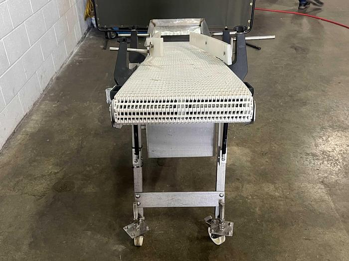 Used 6'L Inclined Modular Conveyor