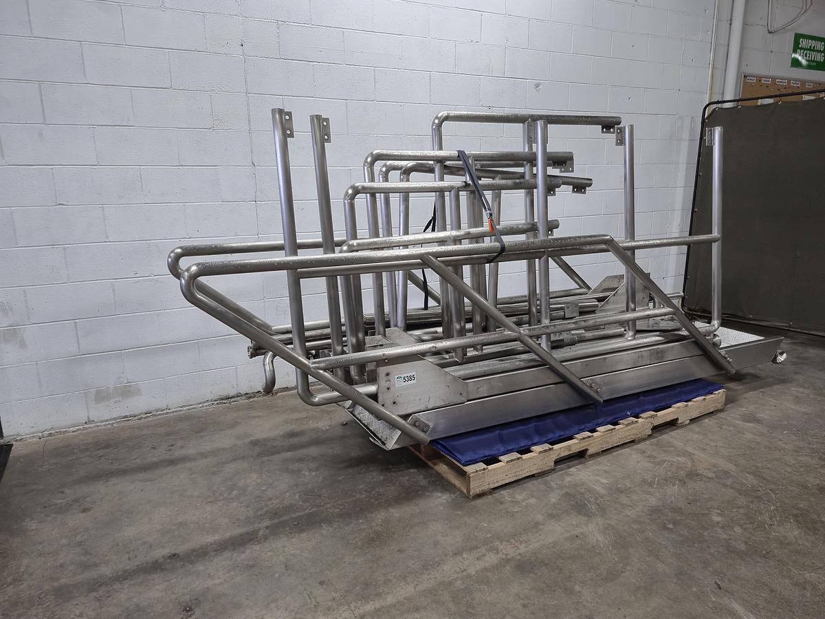 Used Stainless Steel Platform & Stairs