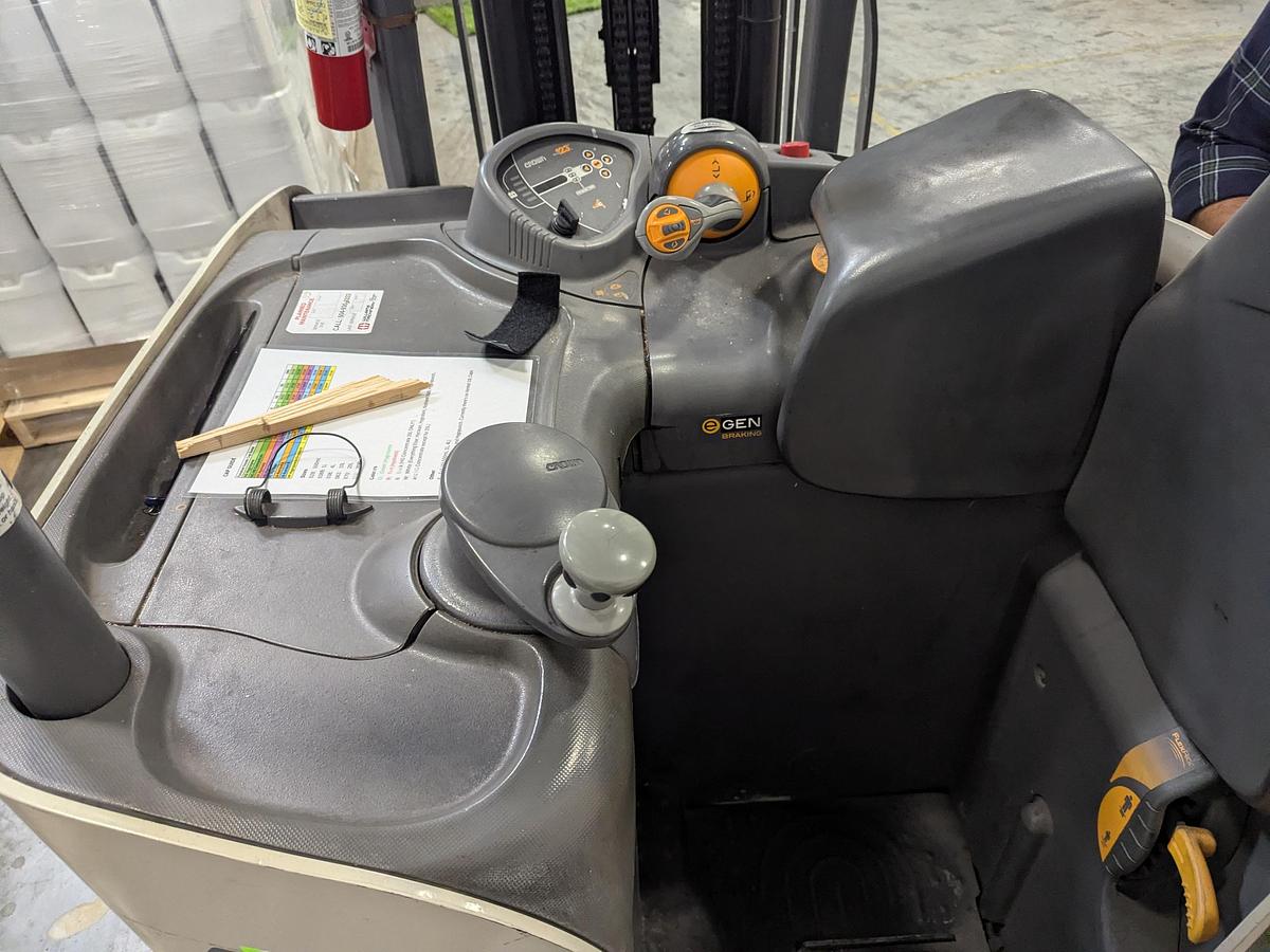 Used Crown RC5535-30 Electric Stand-Up Forklift