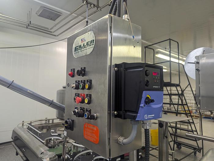 Used Filler Specialties Bottling Line