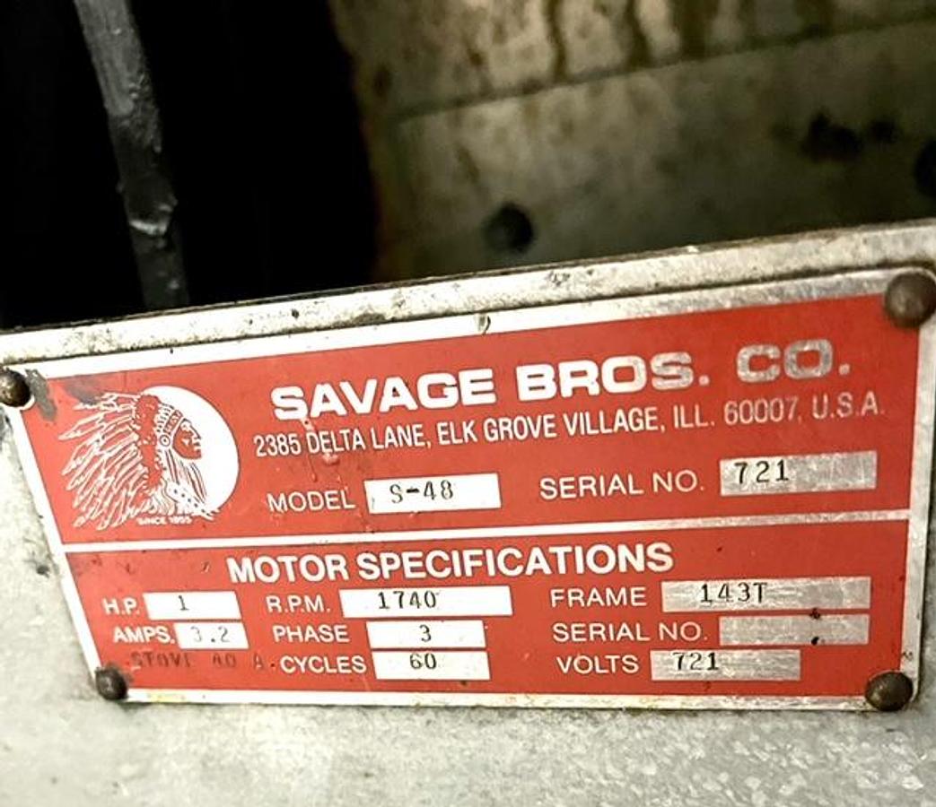 Used Savage Bros S-48 Workhorse Double Action Fire Mixer