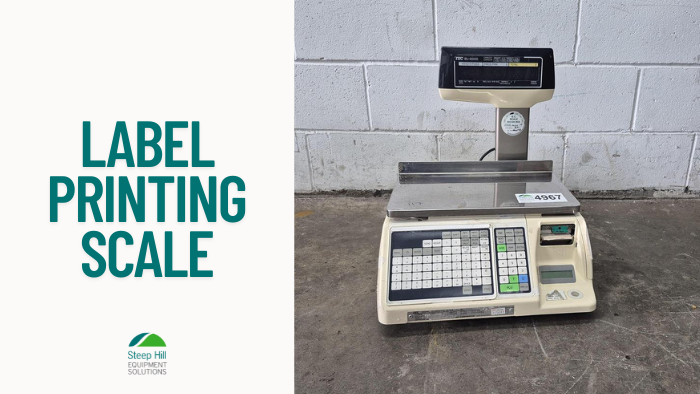 Used TEC Digital SL-9000 Label Printing Scale