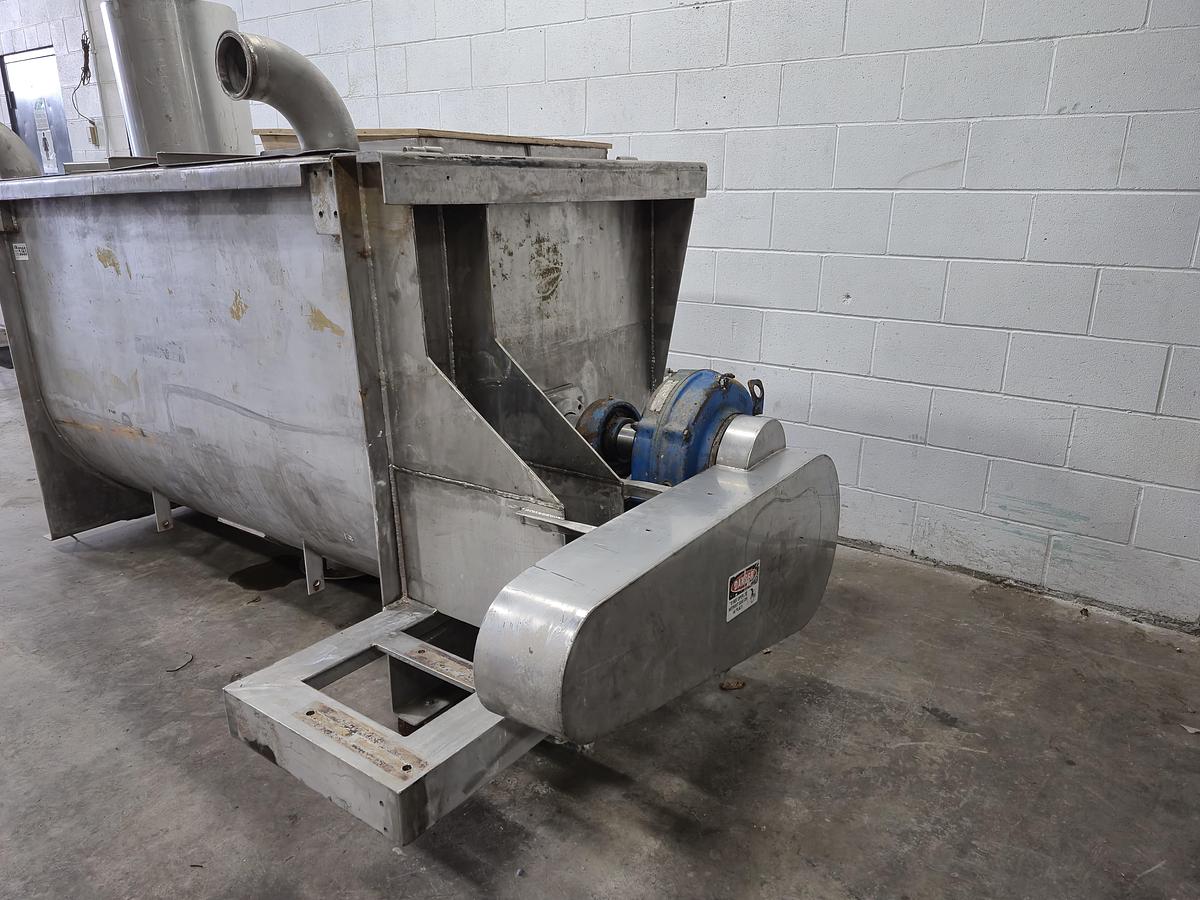 Used 35-50 Cu. Ft. Industrial Stainless Steel Horizontal Ribbon Blender
