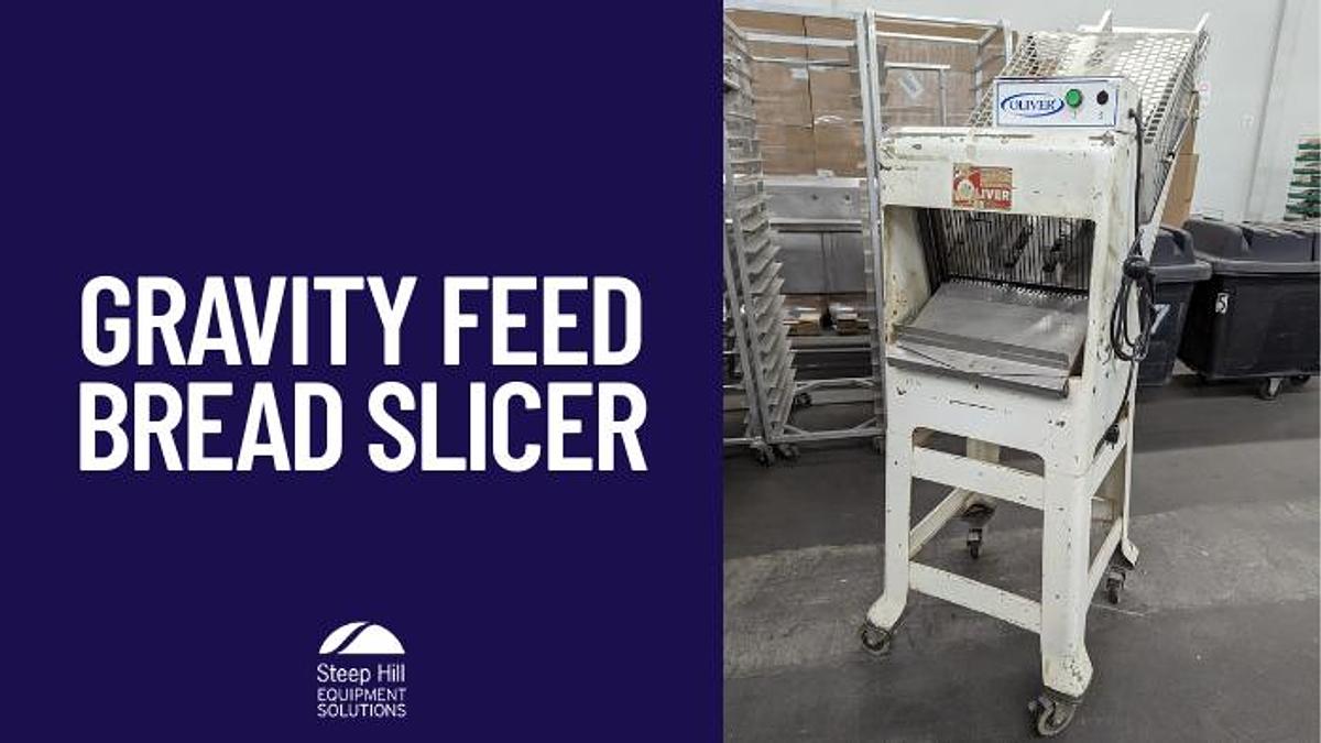 Used Oliver 797G Gravity Feed Bread Slicer
