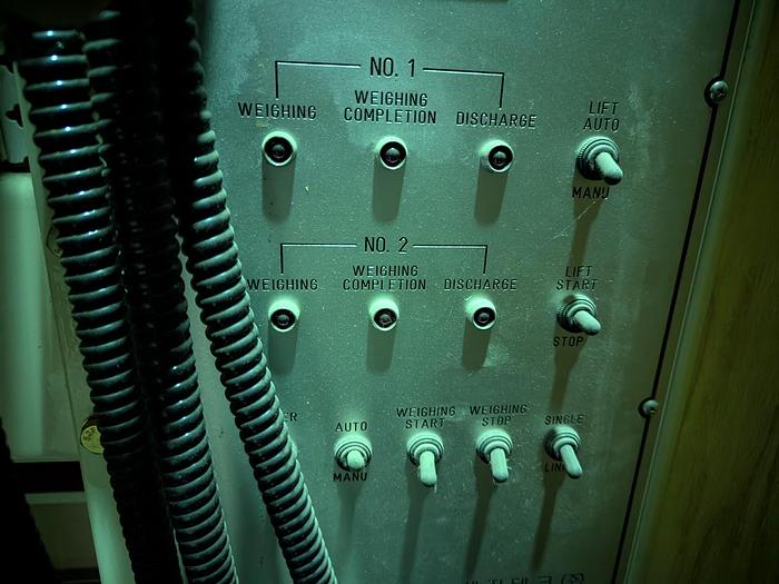 Used Two-Head Vibratory Filler with Elevator