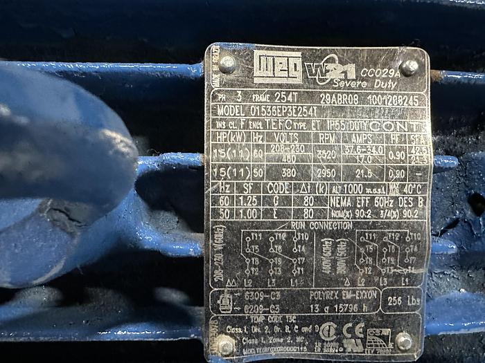 Used Positive Displacement Rotary Pump & Motor