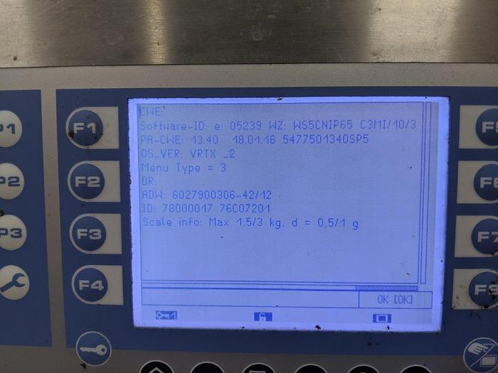 Used Bizerba CWE Automatic Checkweigher