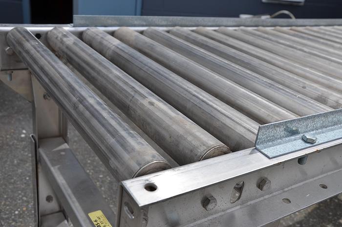 Used 11' x 21" Roller Conveyor