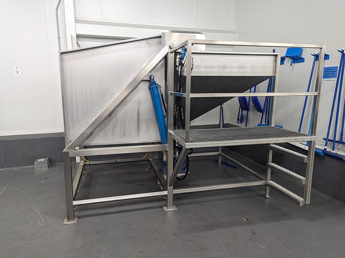 Used Custom SS Tote Dumper