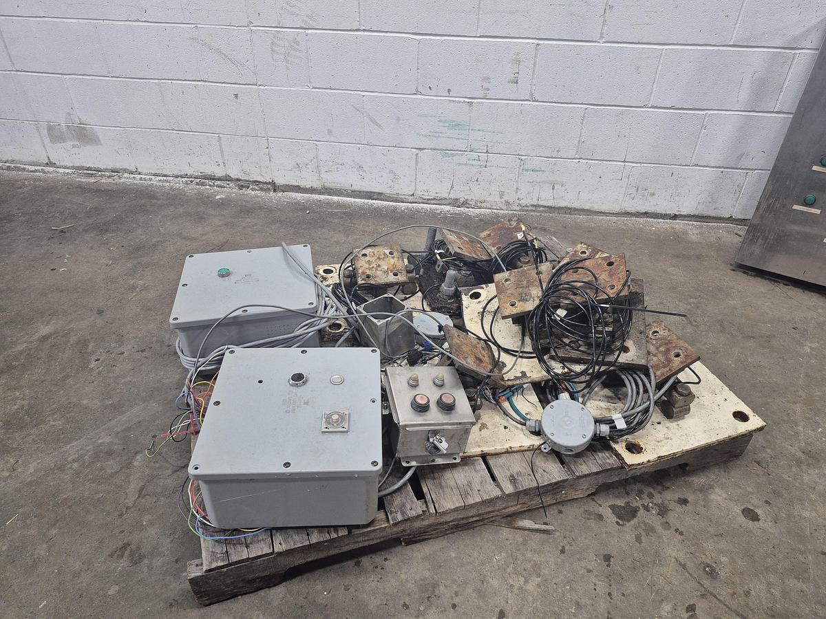 Used 2 Sets of Silo Load Cells with Control Panel