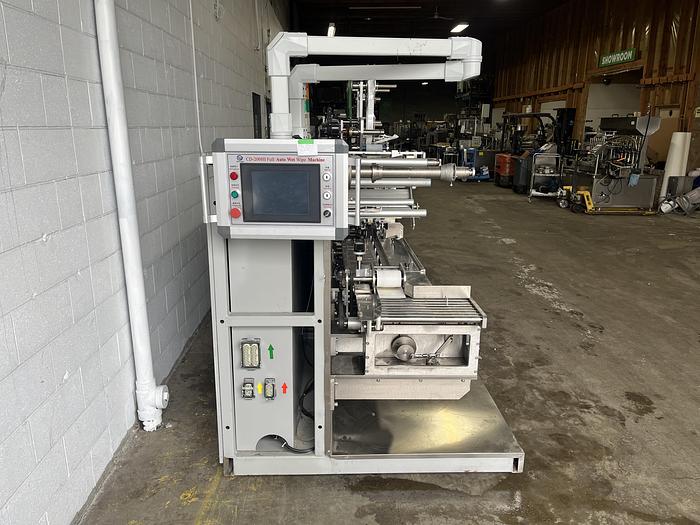 Used Wet Wipe Flow Wrapper