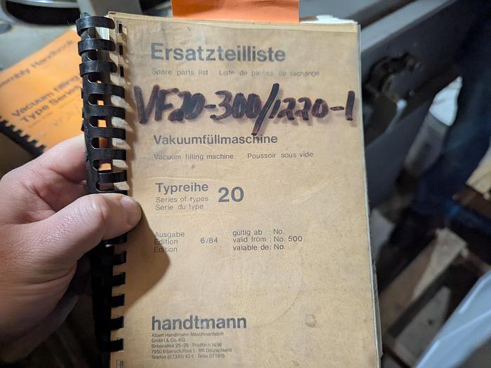 Used Handtmann VF20 Stuffer