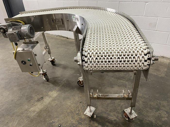 Used FMA 90° Modular Belt Conveyor