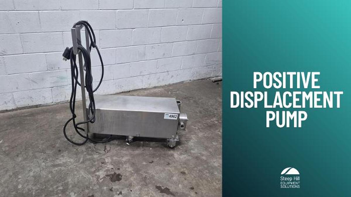 Used 1 HP SS PD Pump with Cart