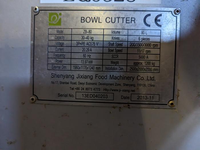 Used 80L Bowl Cutter
