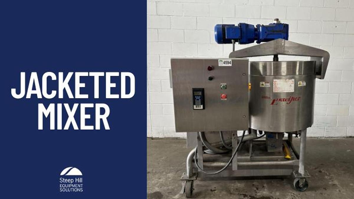 Used Breddo Likwifier 50 Gallon Jacketed Mixer