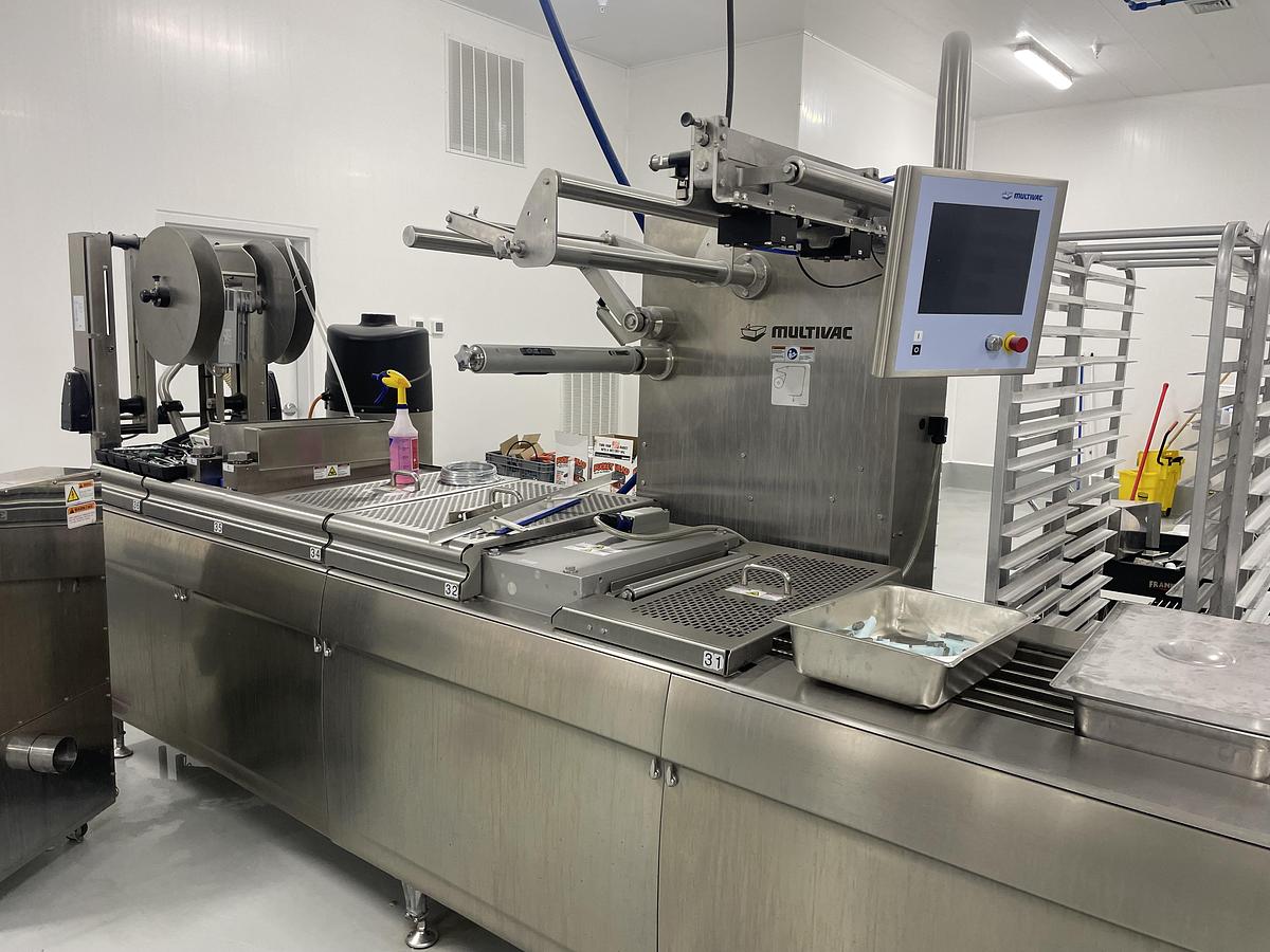 Used MULTIVAC R145 Thermoforming Packaging Machine