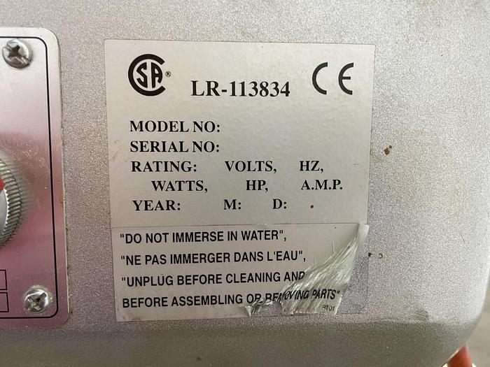 Used Leader 20 Quart Planetary Mixer