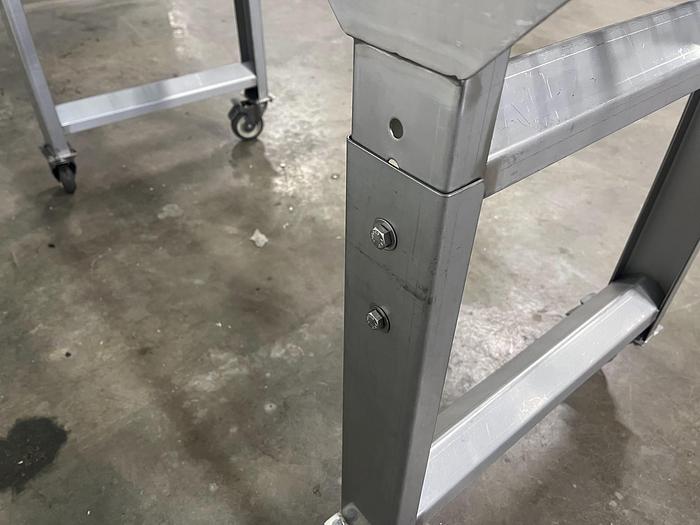 Used New Wave 6'L Wire Mesh Conveyor