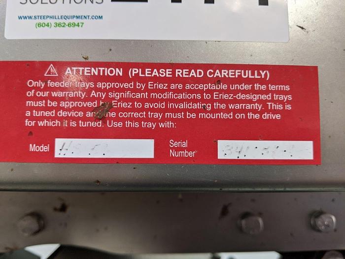 Used Eriez HD-56 Vibratory Feeder