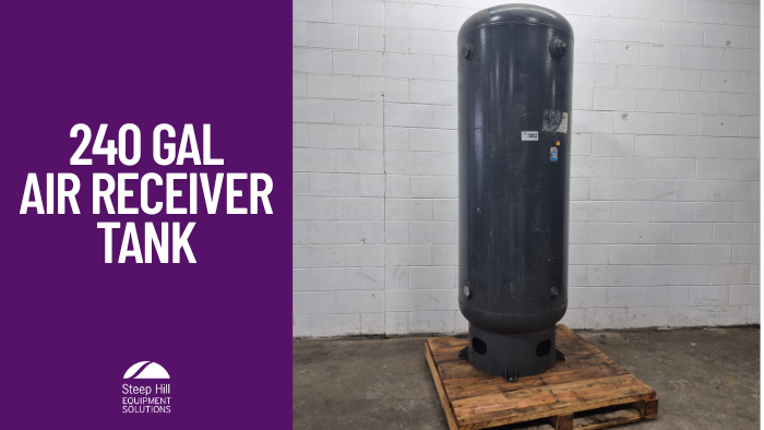 Used Manchester 240 Gallon Vertical Air Receiver Tank