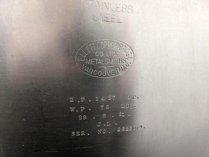 Used Ellett SS Kettle With Agitation