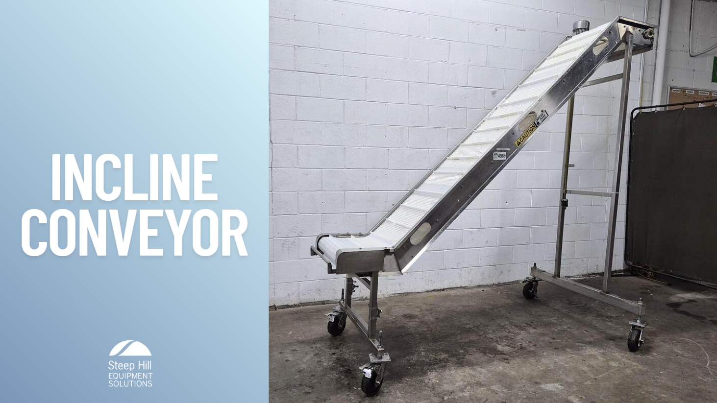 Used 7.5 Feet Incline Conveyor