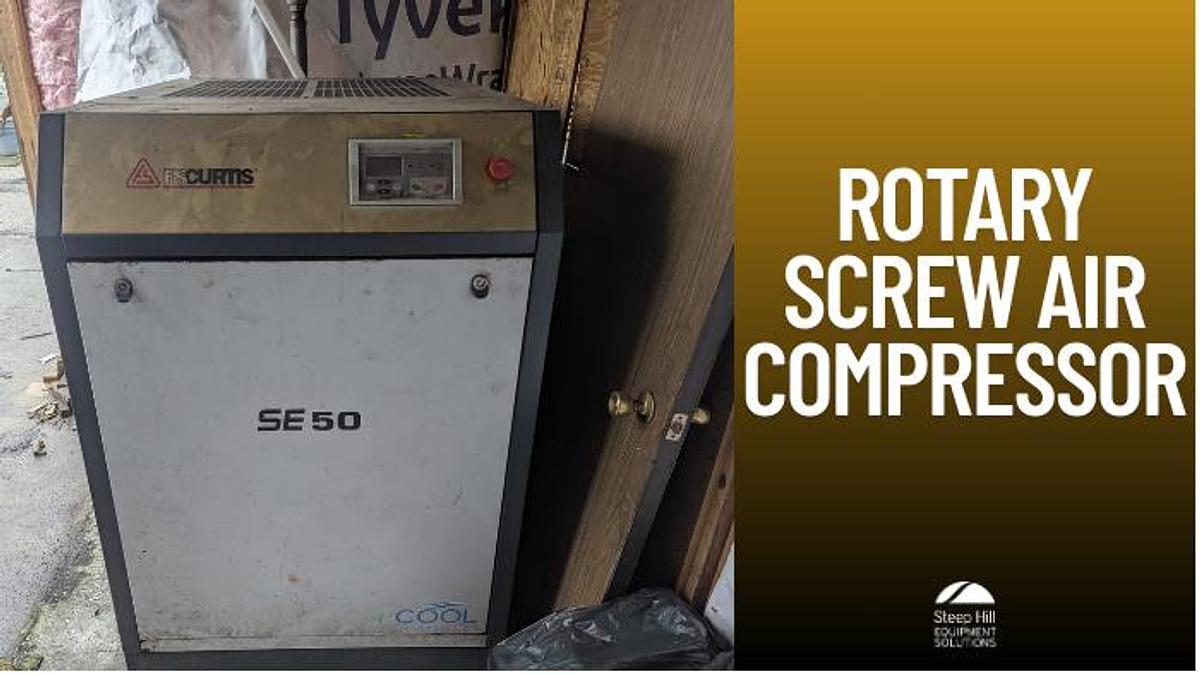 Used FS-Curtis SE 50 Industrial Rotary Screw Air Compressor 