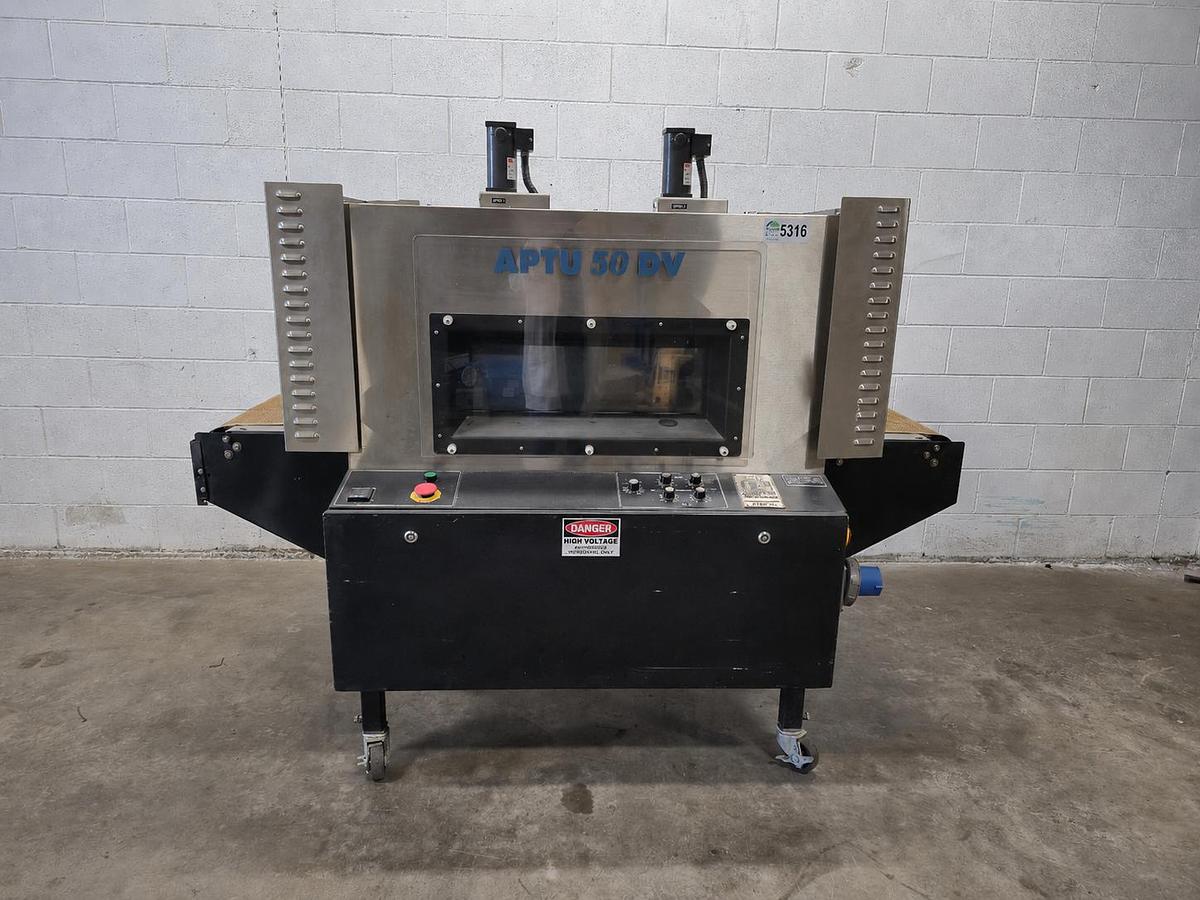 Used API APTU 50-DV Heat Shrink Tunnel