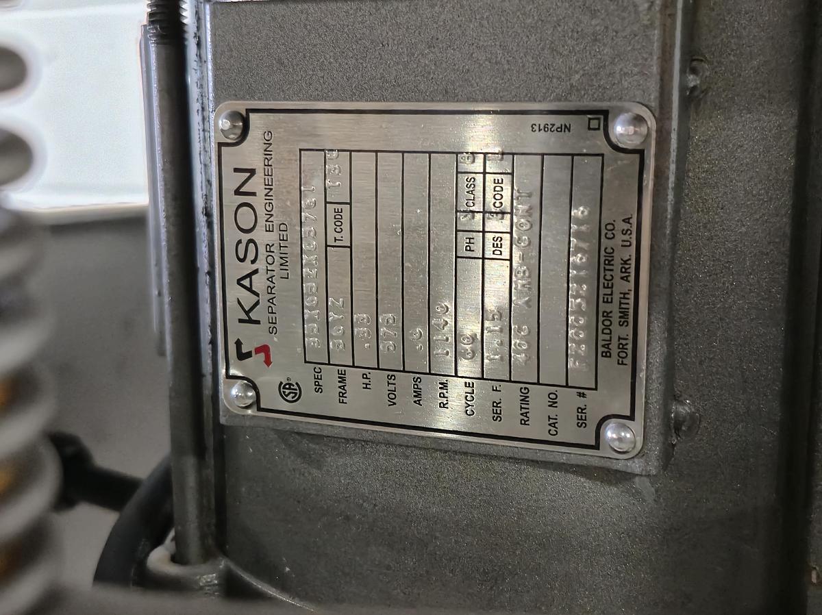 Used 24" Kason Vibrating Screen Separator