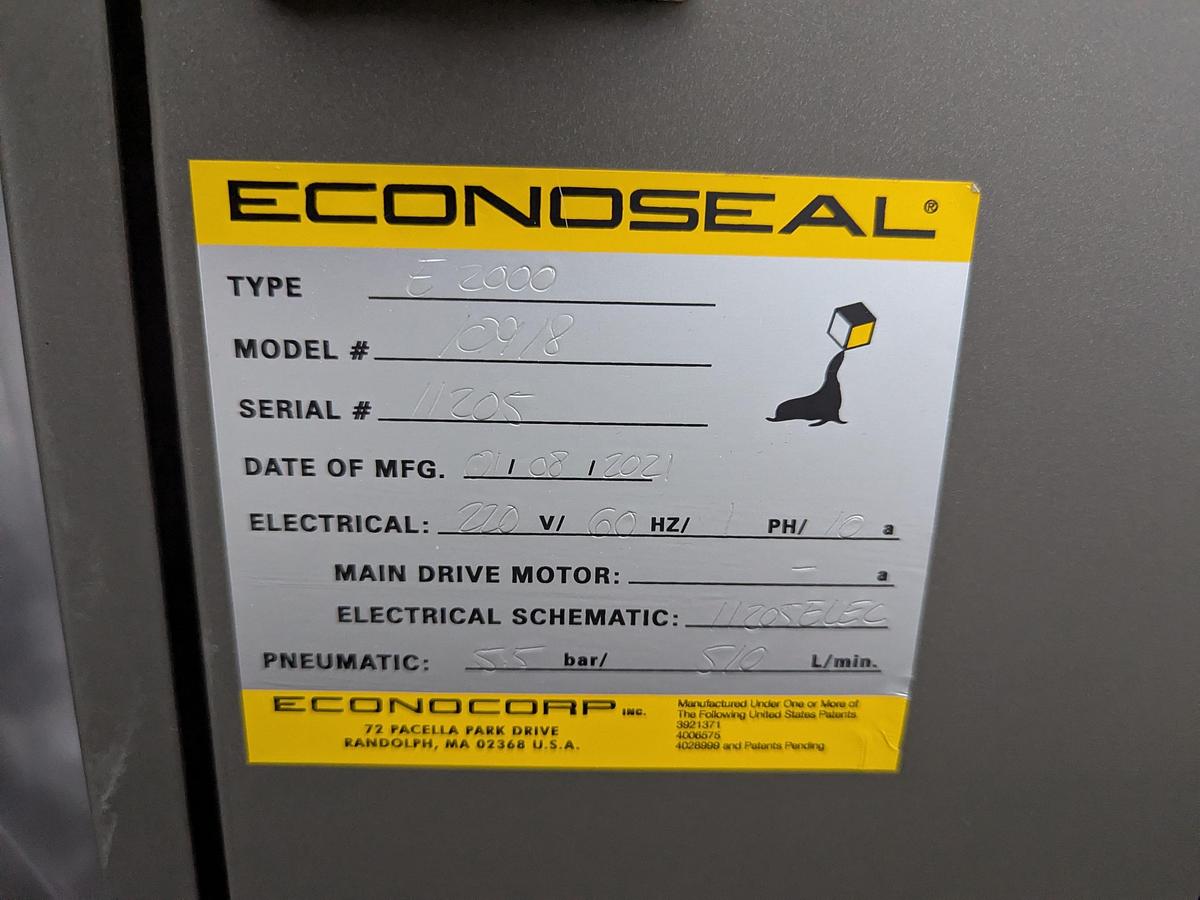 Used Econoseal E-System 2000 Compact Horizontal Cartoner