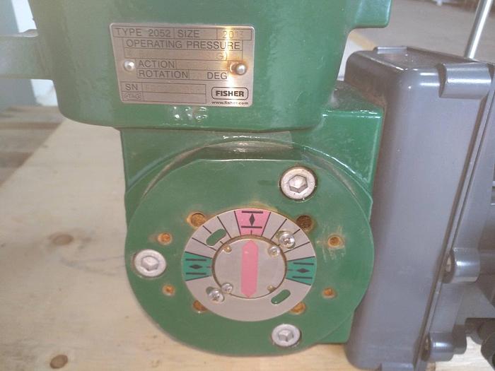 Used Fisher Diaphragm Rotary Actuator