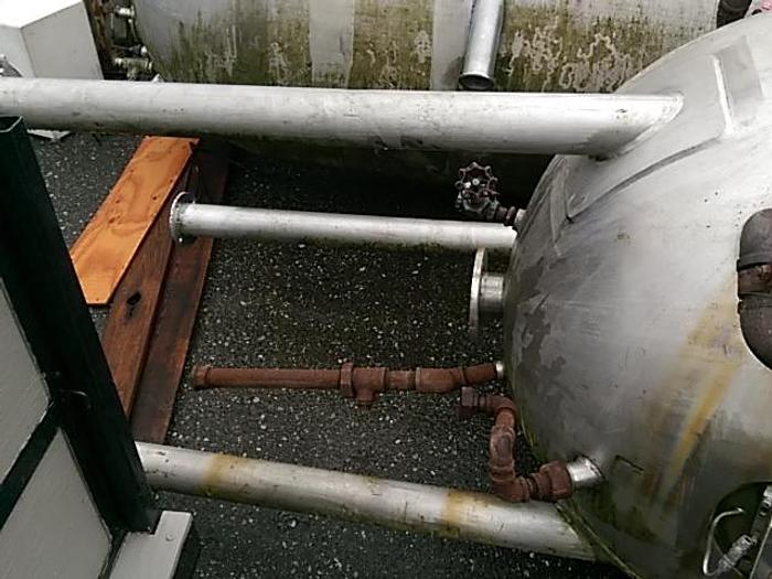 Used 400 Gal Jacketed SS Pressure Vessel