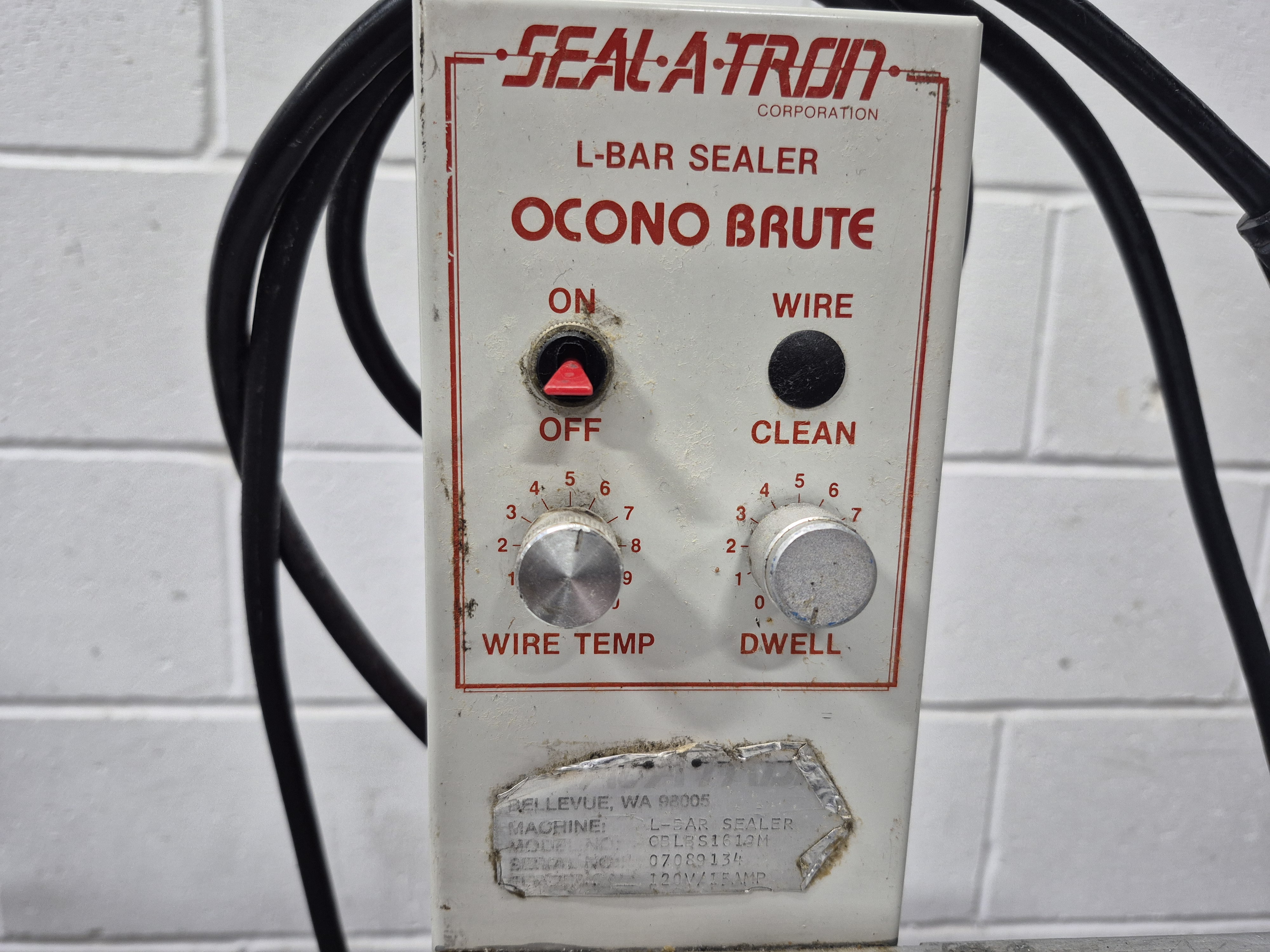 Used Seal-A Tron L-Bar Sealer