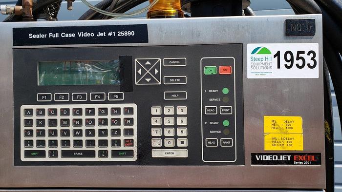 Used Videojet Excel/270i Back-to-Back Inkjet Printers