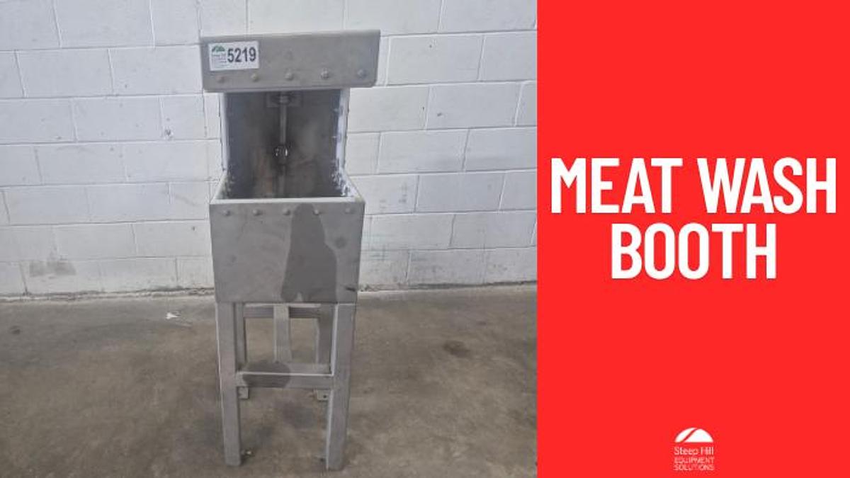 Used Meat Wash Booth