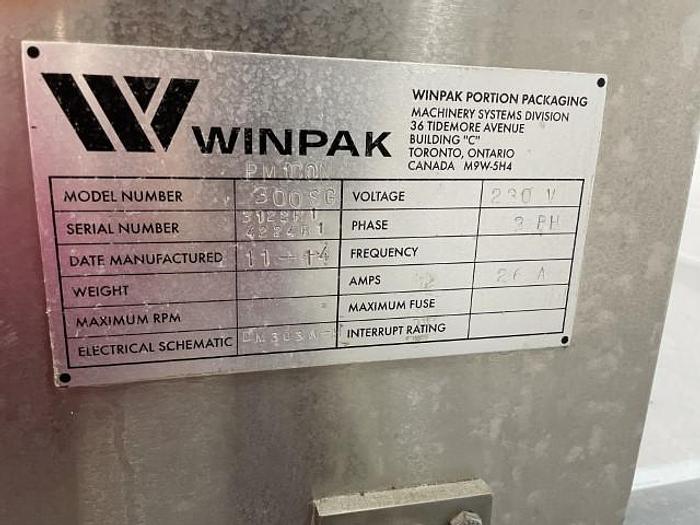 Used Winpak In-line Vari-Fill Cup Machine