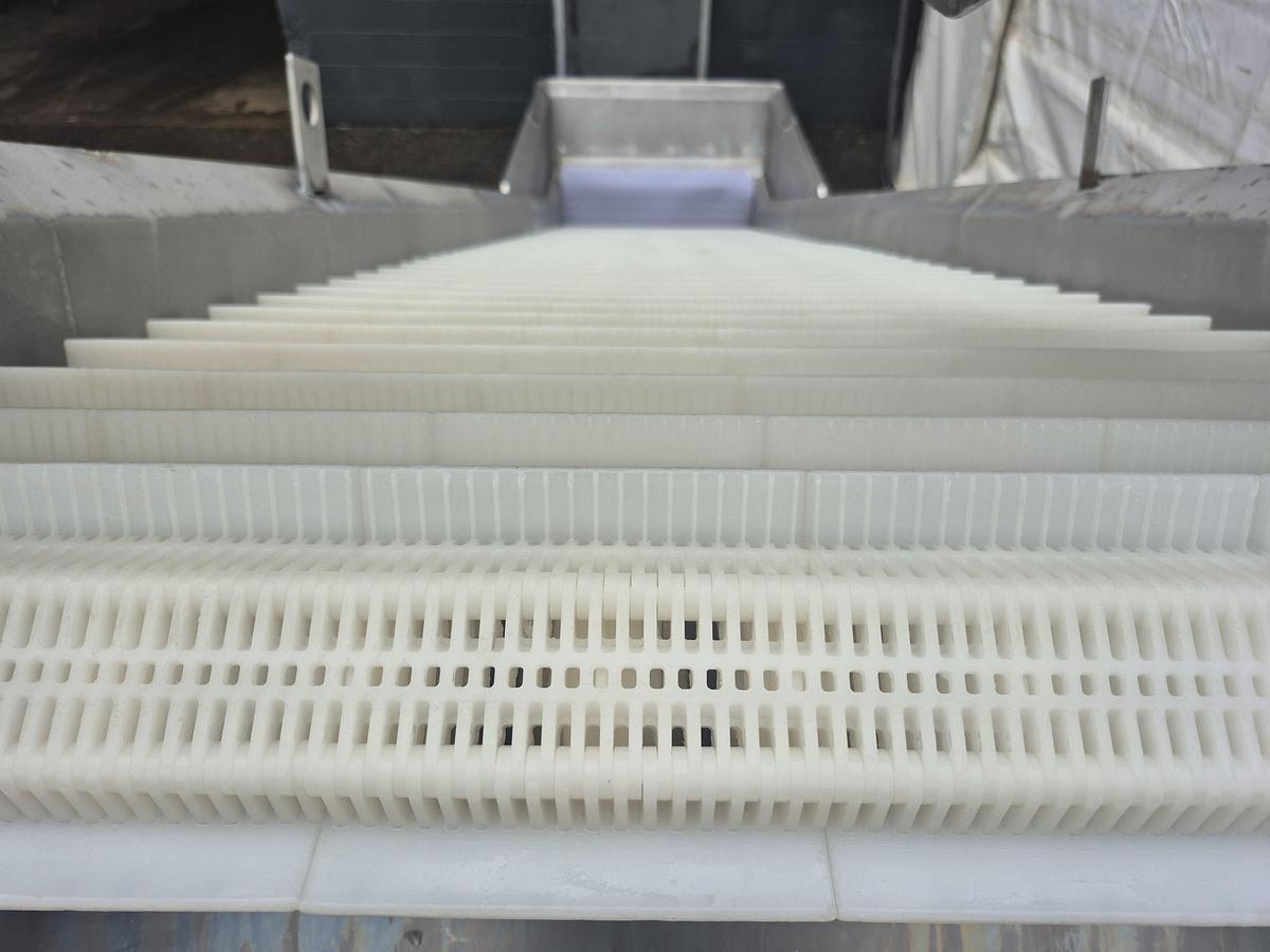 Used Incline Conveyor with Dip Tank