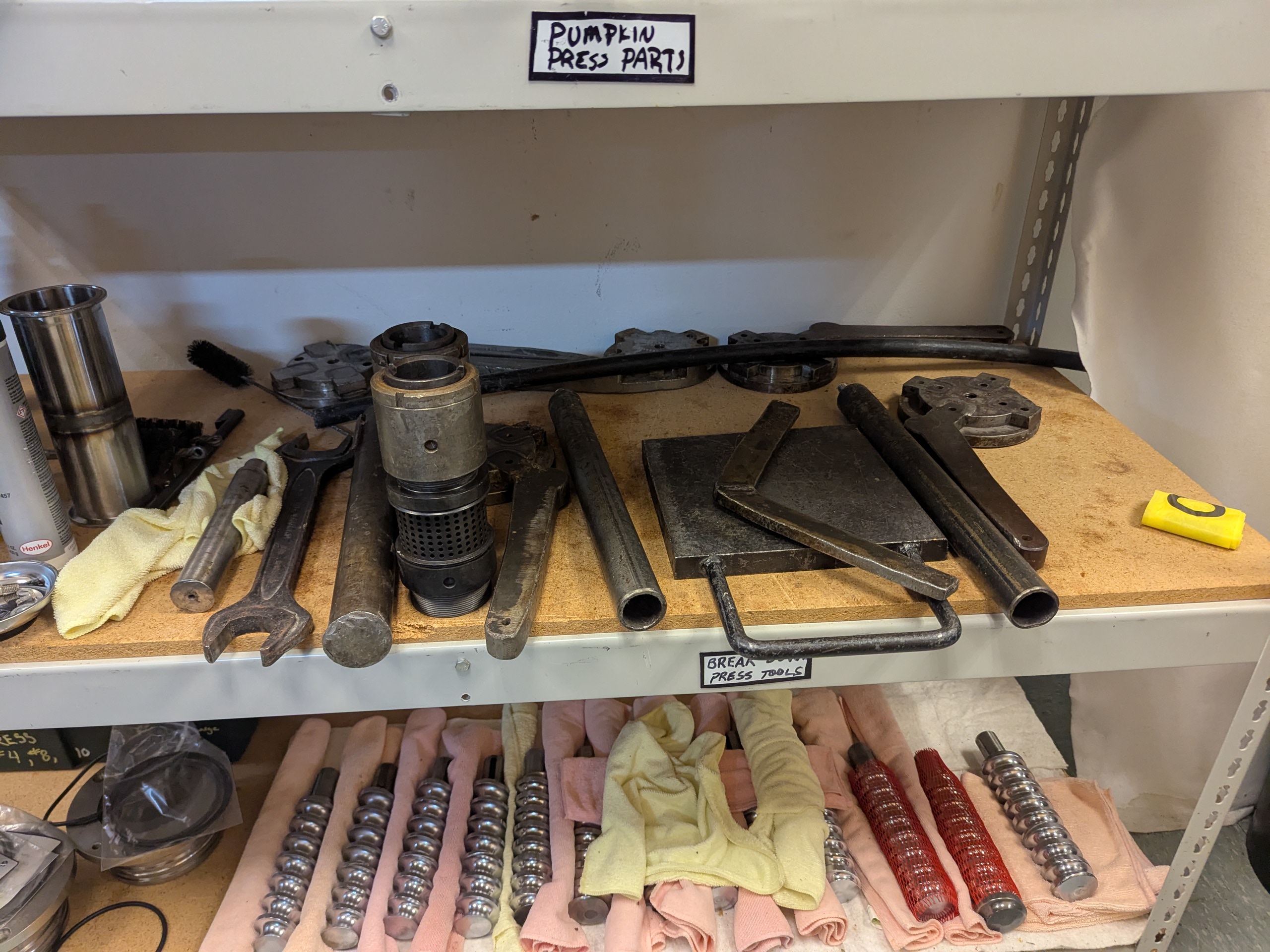 Used 8 Head Seed Oil Screw Press System