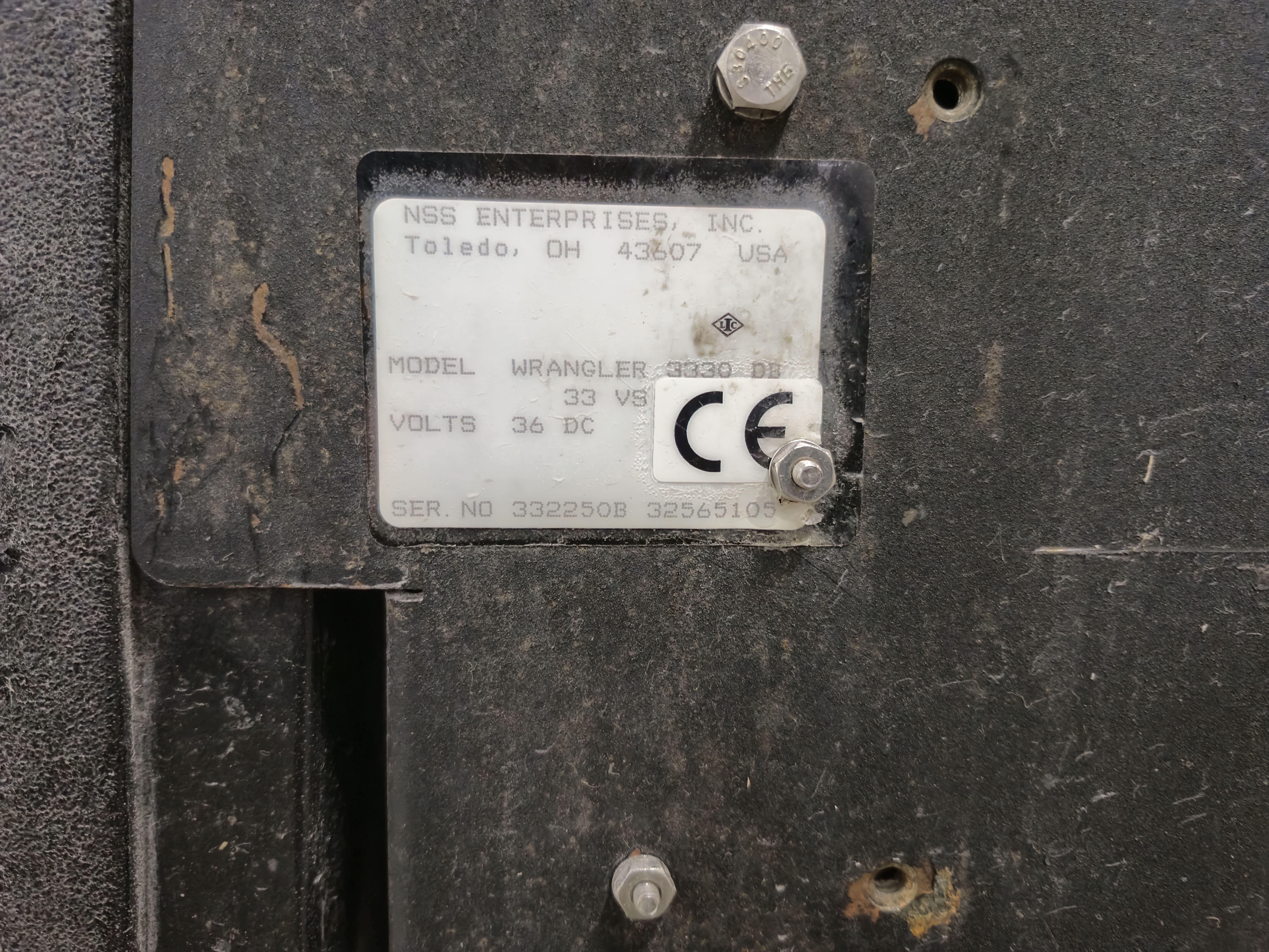Used NSS Wrangler 3330 DB Commercial Walk-Behind Floor Scrubber