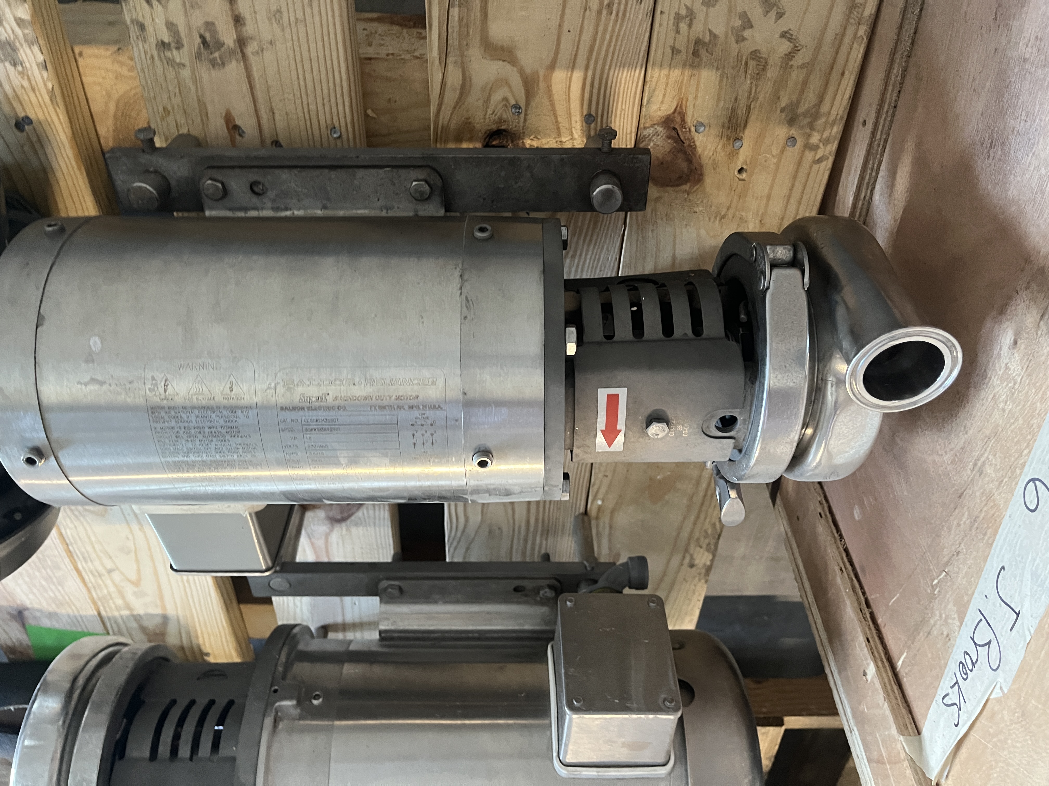 Used 1.5 HP Positive Displacement Pump