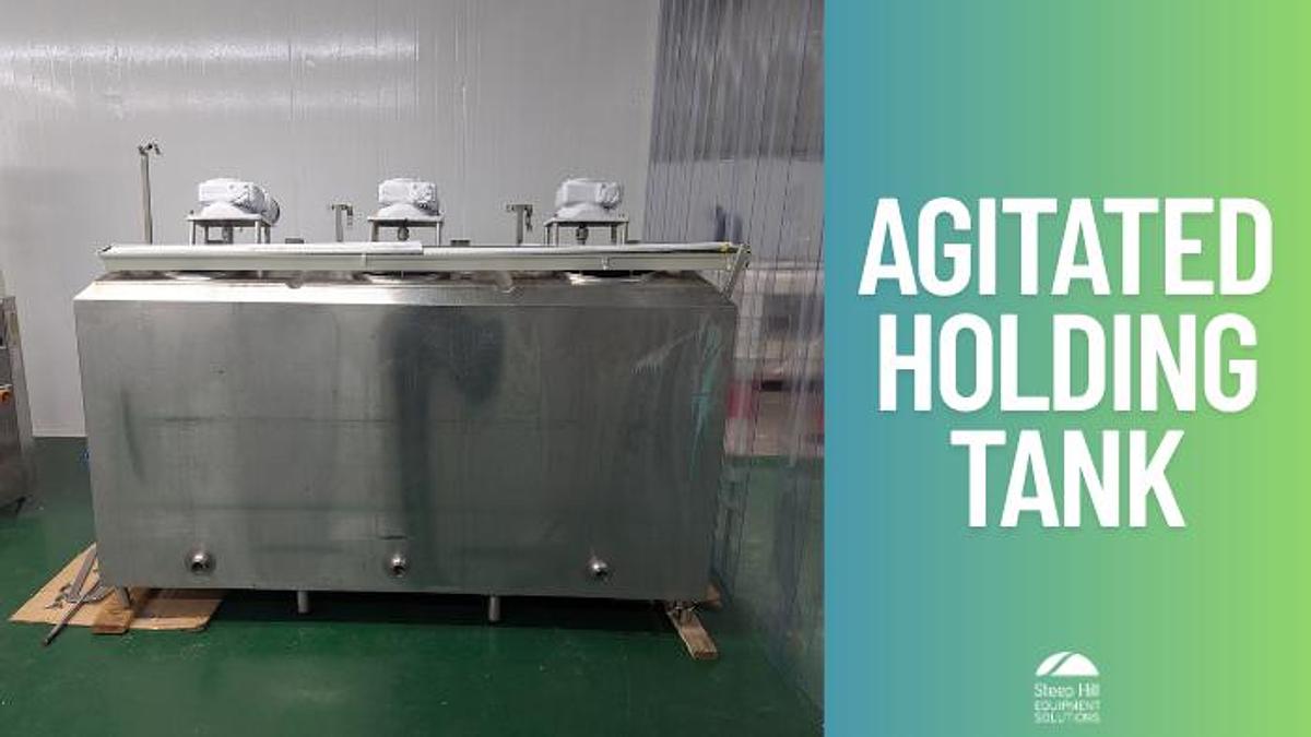 Used Insulated 3 Compartment Holding Tank with Agitation