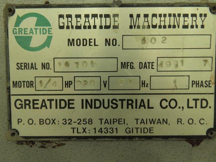 Used Greatide 502 VFFS Bagger