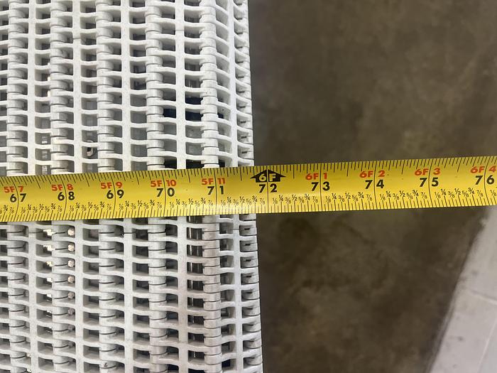 Used 6'L Inclined Modular Conveyor