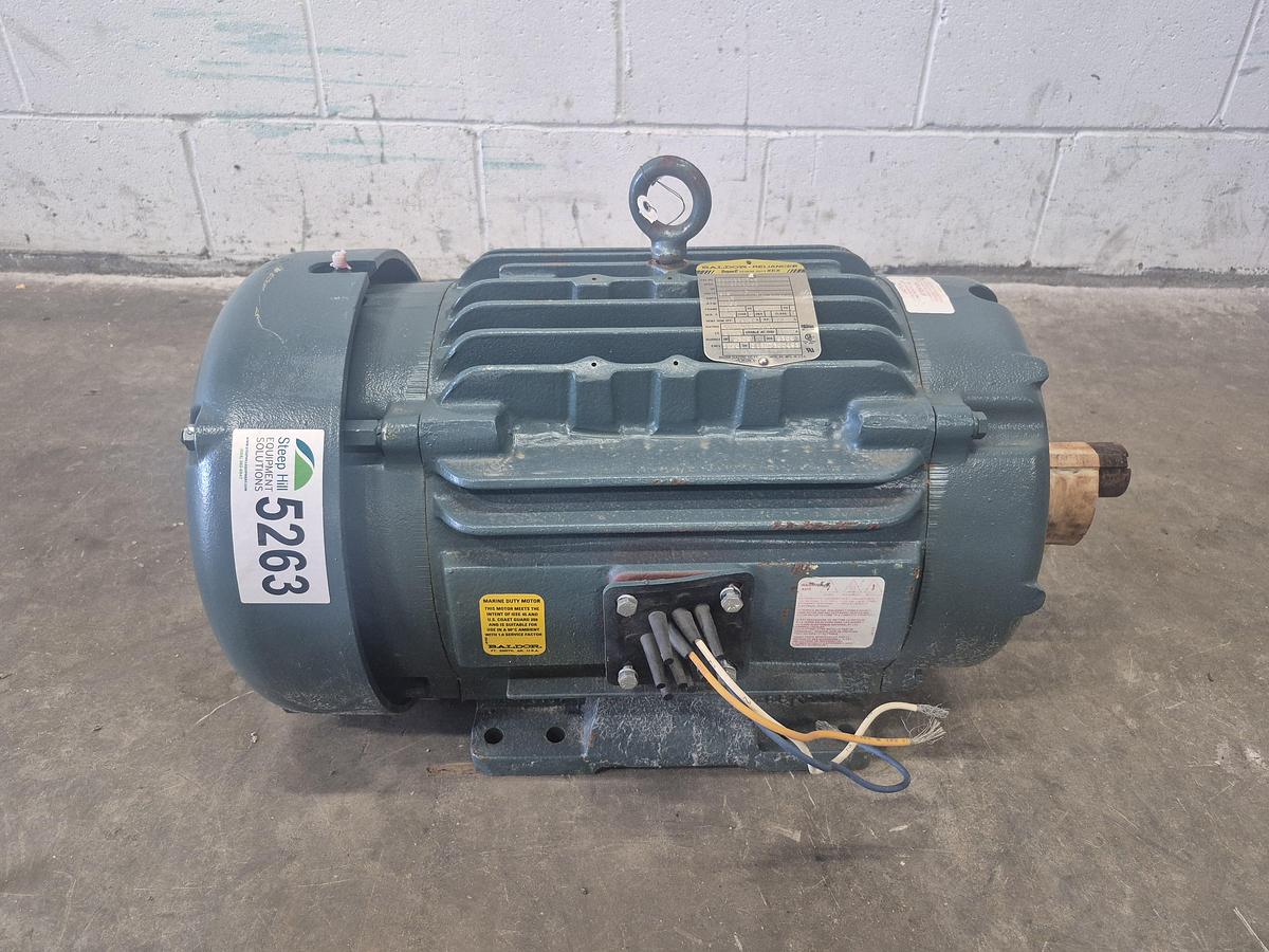 Used Baldor-Reliance 10 HP Electric Motor