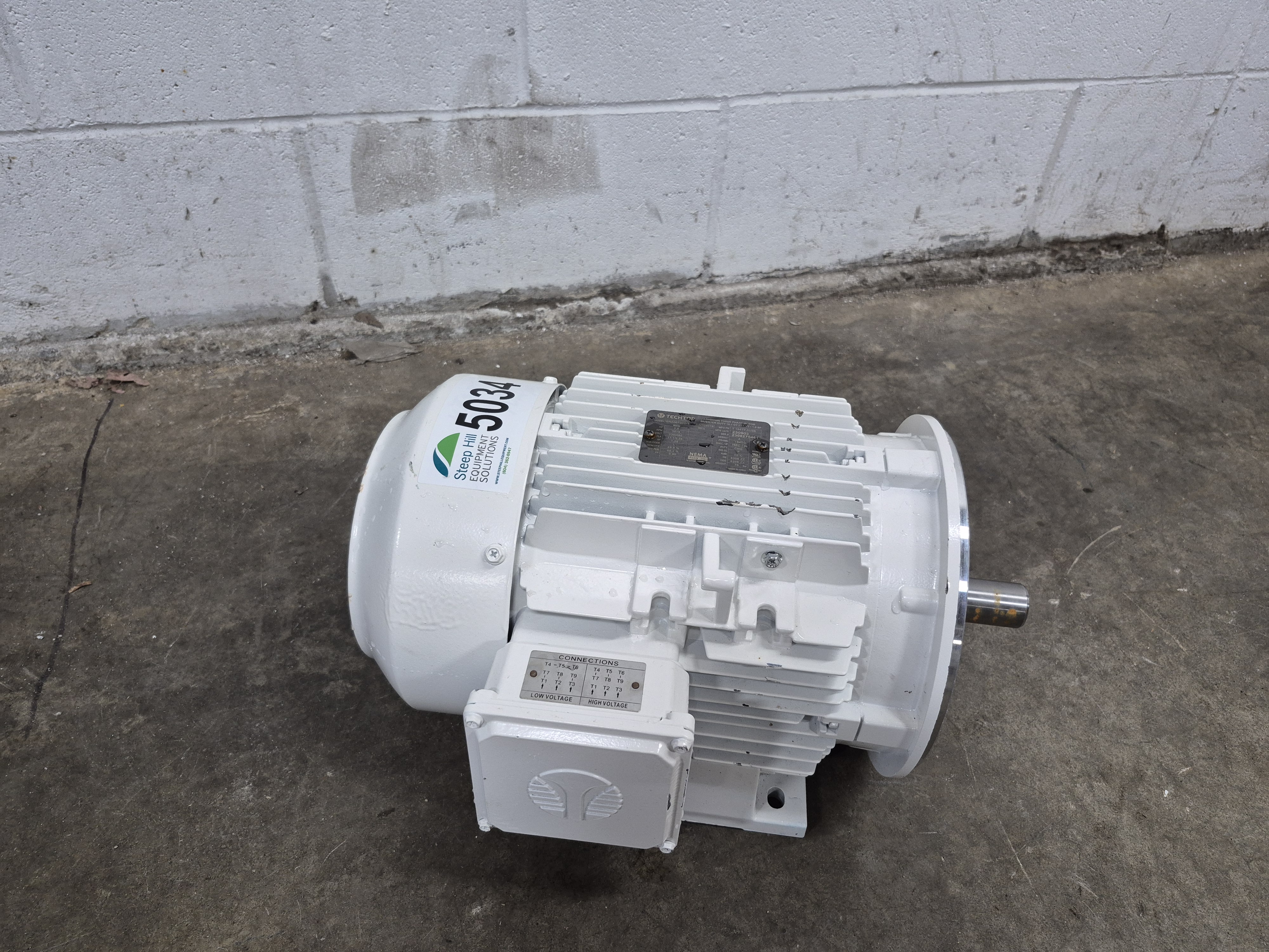 Used TechTop 7.5 HP Motor