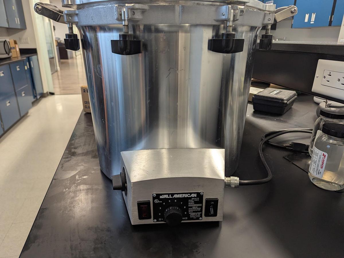 Used All American 75X Autoclave Sterilizer