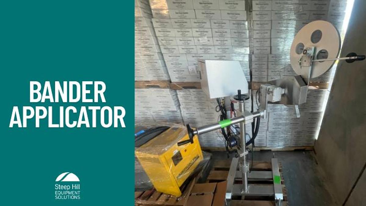 Used Accutek Tamper Evident Neck Bander Applicator